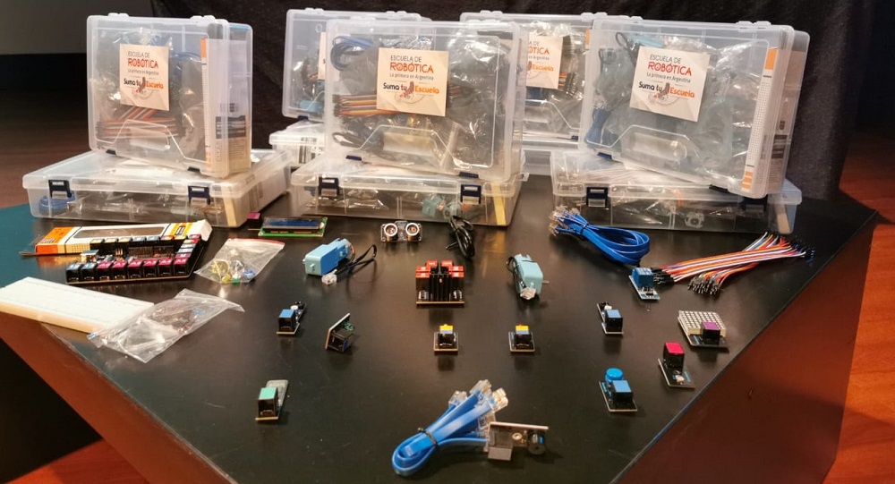 Ponen en marcha el armado de Luisiño, el robot limpiador del “Martín de Moussy”