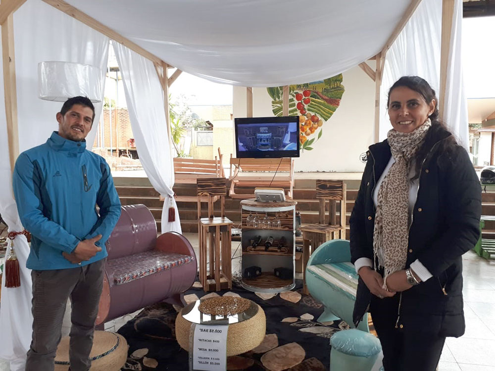Un emprendimiento con conciencia ambiental en el Mercado Concentrador