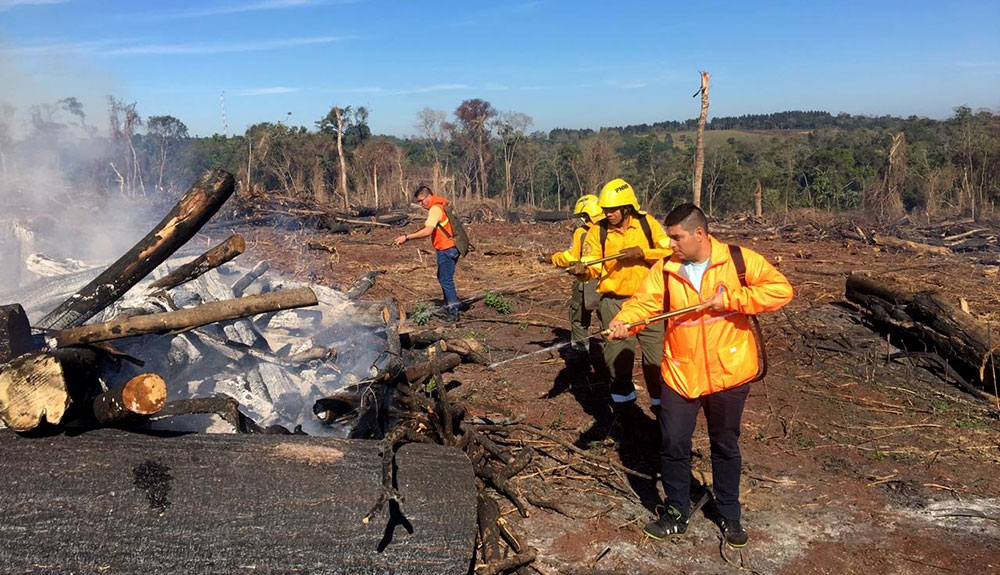 A pesar de la prohibición, en sectores de Misiones siguen con las quemas