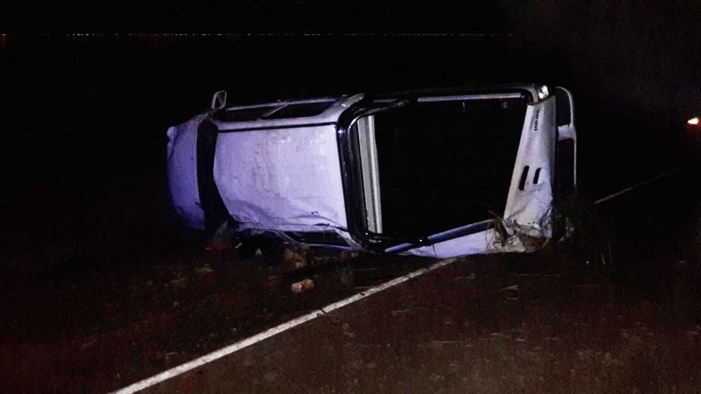 Despistó con una camioneta robada