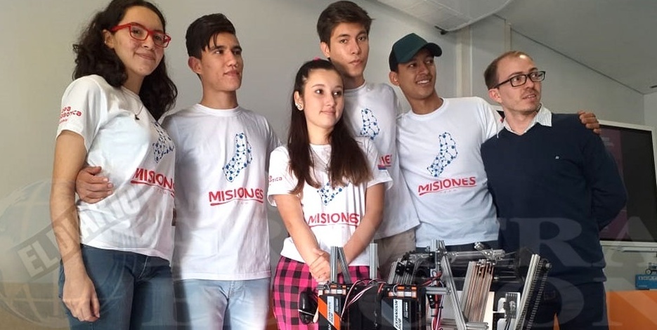 Estudiantes misioneros rumbo a la Copa Robótica 2019 en Buenos Aires