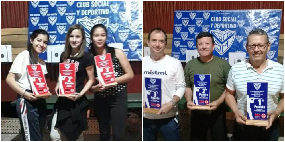 Festejo “a los tiros” en el club San Martín