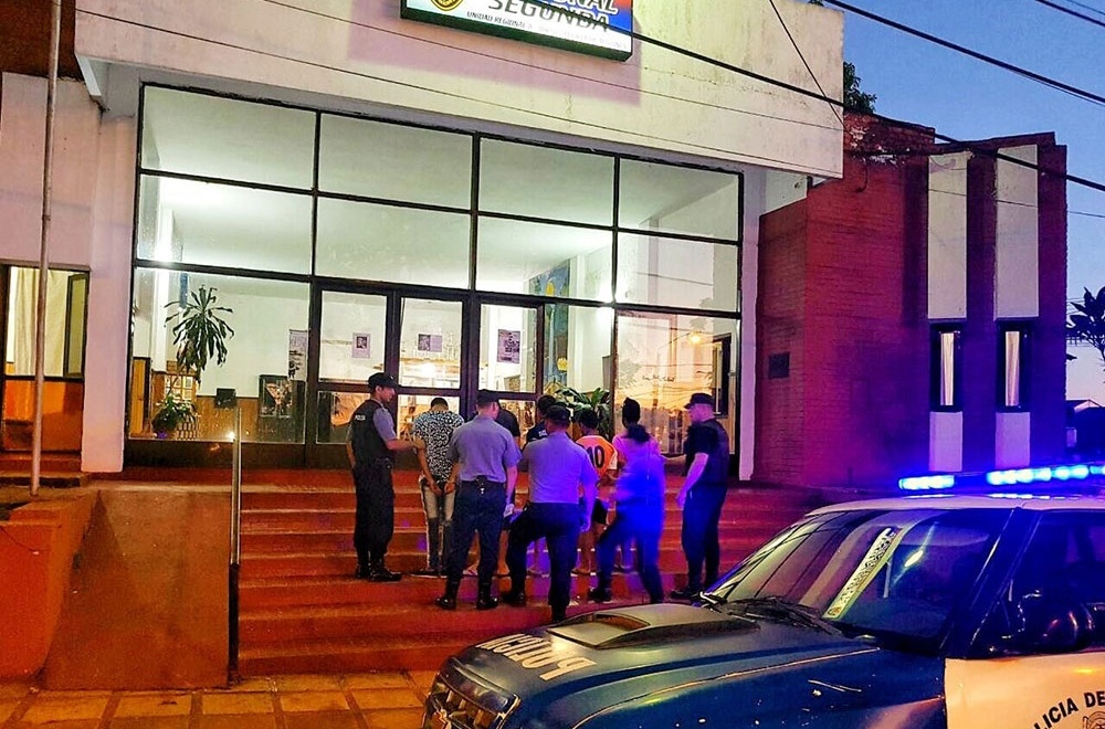 EN LA SALA. De los cinco sospechosos aprehendidos aquella noche, tres estuvieron en el banquillo.