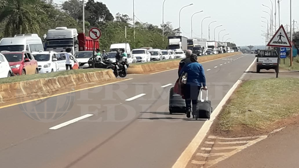 Manifestantes levantaron corte en el acceso a Puerto Iguazú