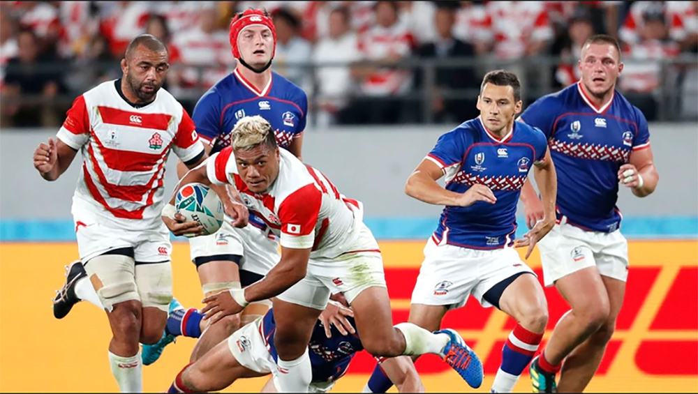 Japón derrotó a Rusia en el inicio de la Copa del Mundo de Rugby