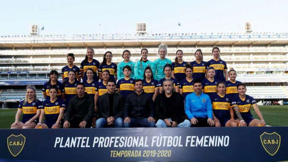 Boca presentó al plantel femenino profesional
