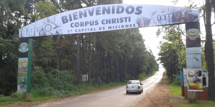 El viejo acceso a Corpus, municipio donde se desató el episodio hace 12 años.