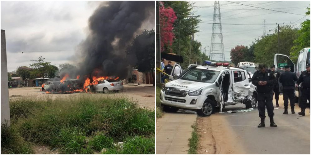 Golpe comando en Paraguay: balearon un transportador de presos y liberaron a un narco