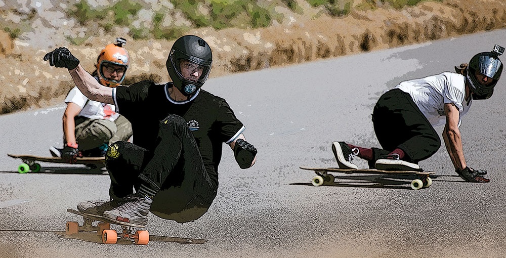 Deportes extremos en el Cerro de Santa Ana