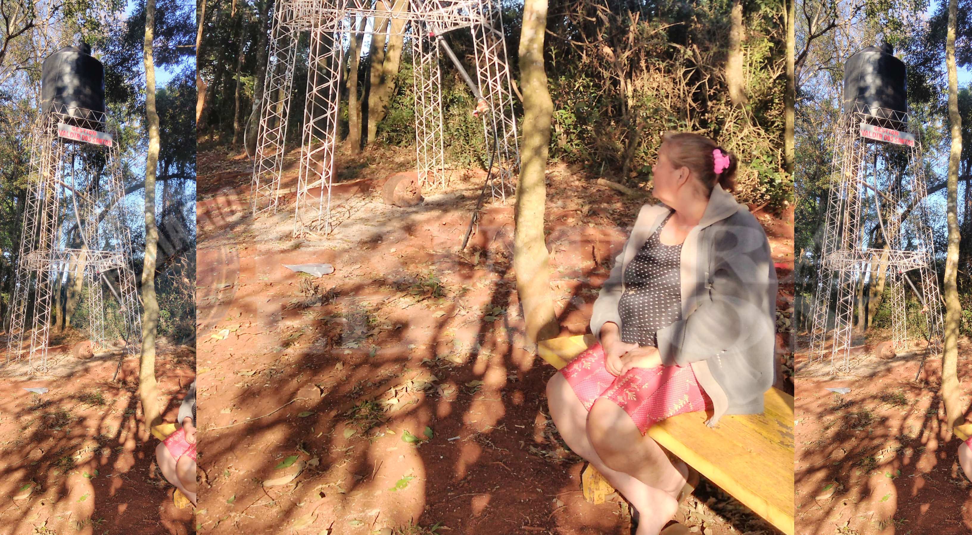 Nuevo pozo perforado para ocupantes de tierras en San Vicente