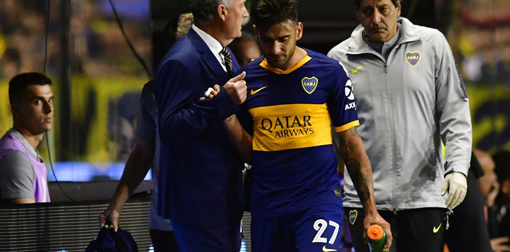 Salvio se resintió de su lesión y se perdería el clásico del martes