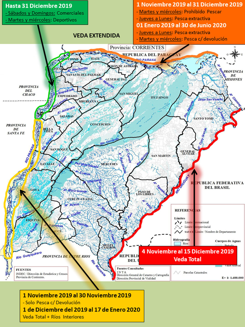 20 horas de pesca, Eldorado despide la temporada