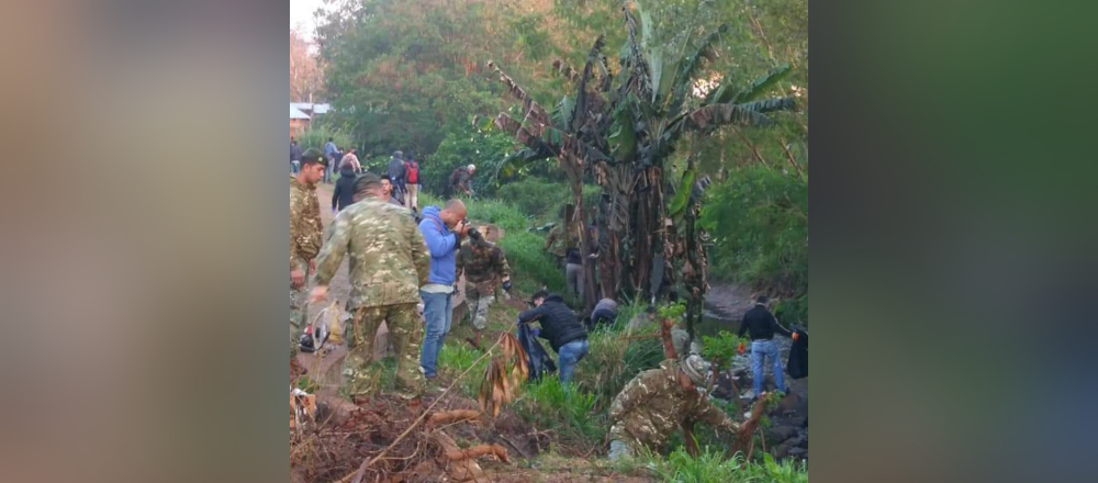 Segunda parte de la limpieza del Arroyo Tacuara