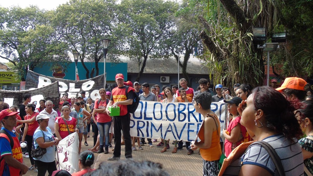 Convocante movilización del Polo Obrero en Misiones