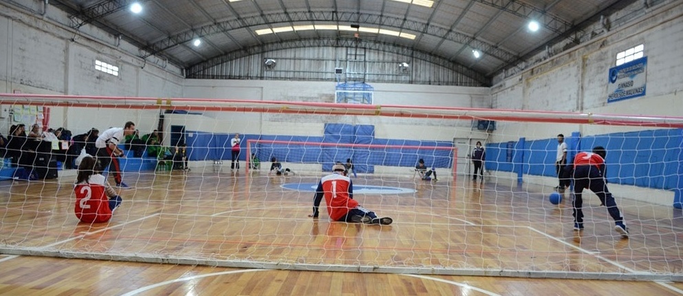 El goalball misionero tuvo su estreno en los Juegos Nacionales Evita