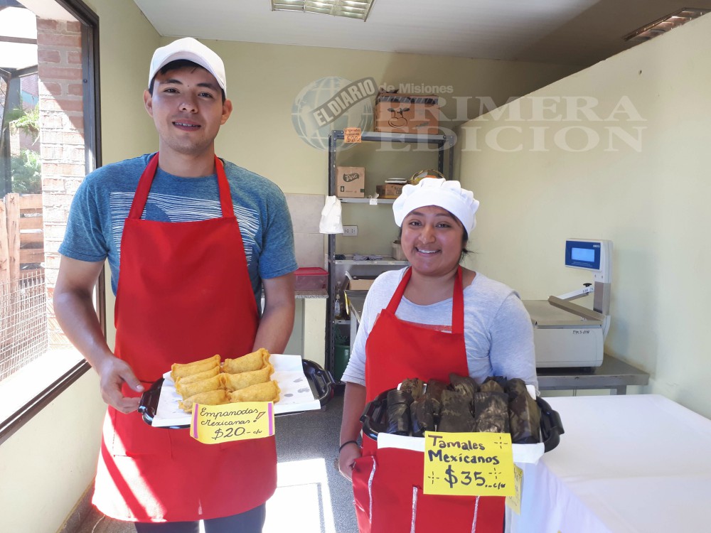 De México a Misiones: tamales y empanadas en el Concentrador