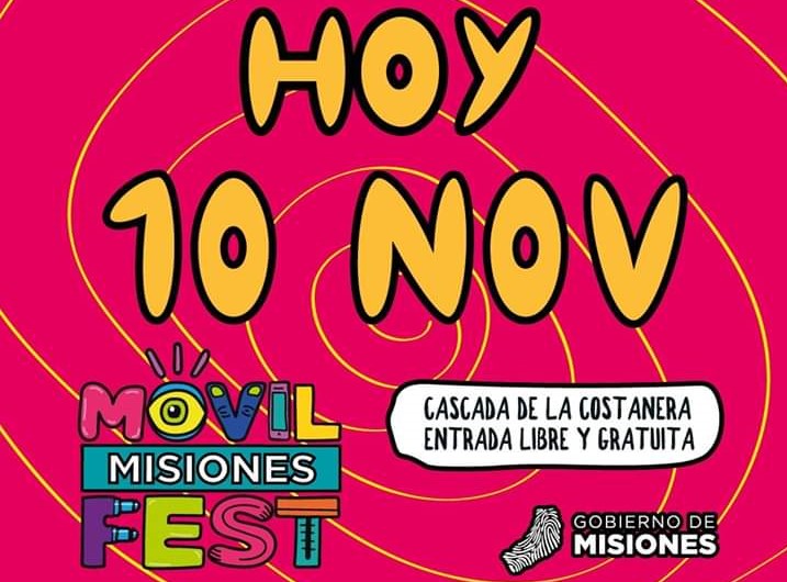 Movilfest: Jimena Barón cantará hoy a las 16 en la cascada de la Costanera