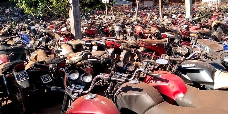 DESBORDADO. Las infracciones se acumulan y el Corralón no da abasto.