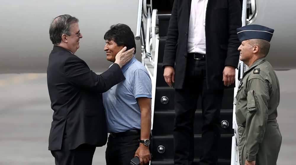 Evo Morales y sus acompañantes ya están en México