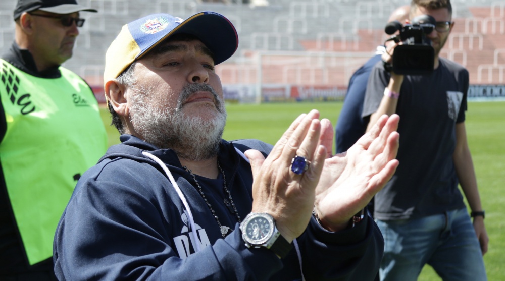 Maradona “seguramente” se irá de Gimnasia