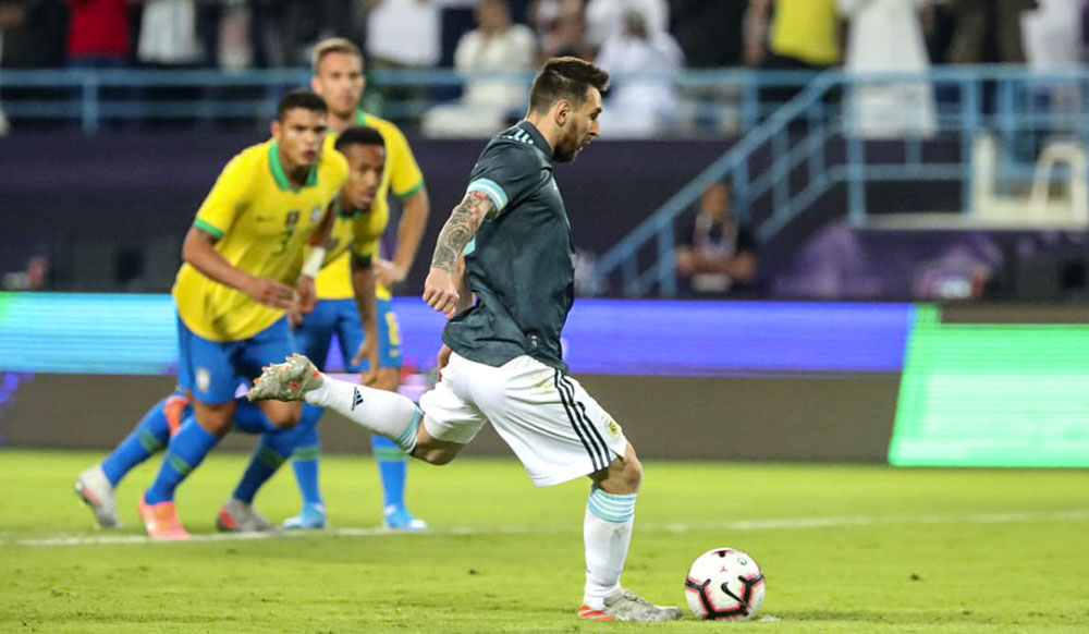 Con el regreso de Messi, Argentina le ganó el superclásico a Brasil