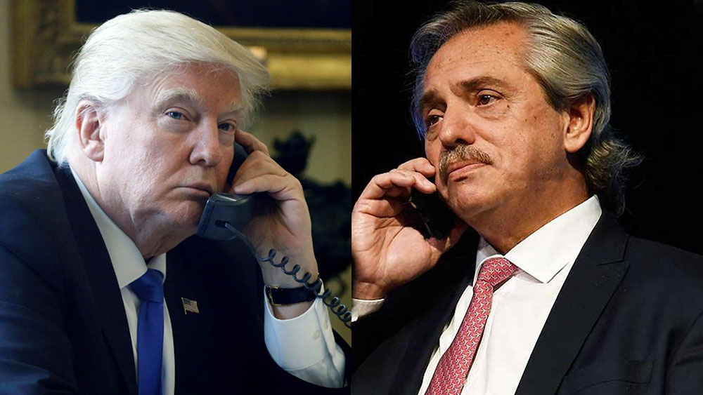 Primer contacto de Trump con Fernández