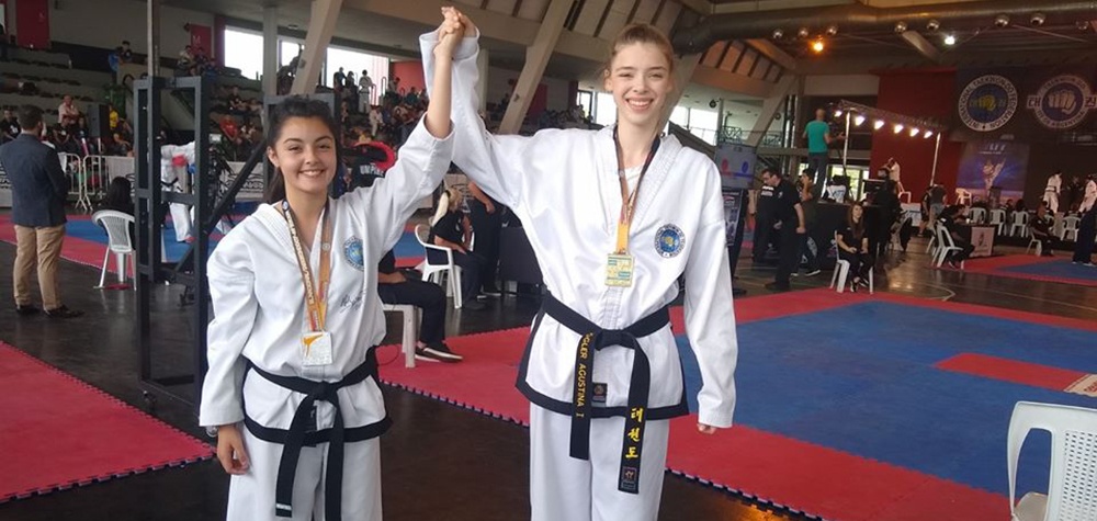 Núñez y Pögler, en el podio