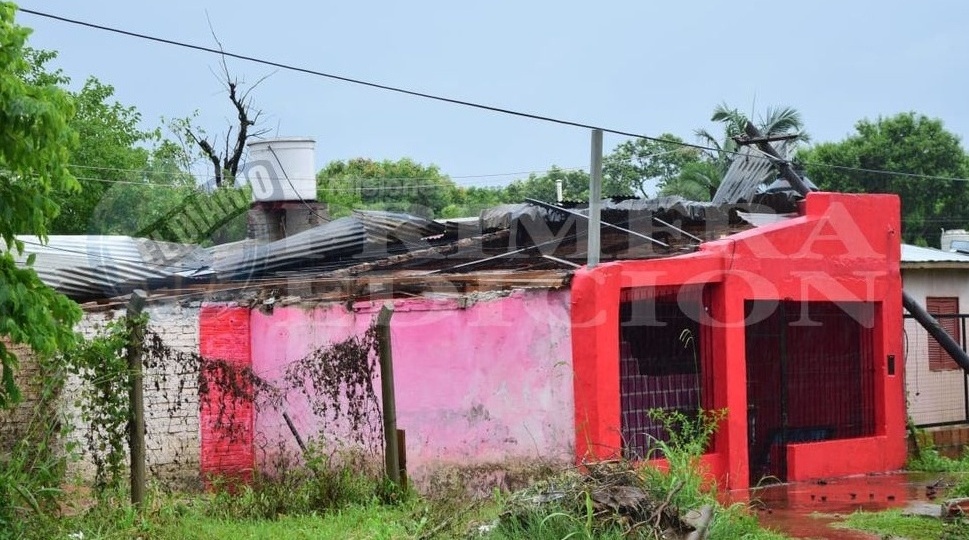 Barrios de Posadas y Garupá afectados por fuerte tormenta