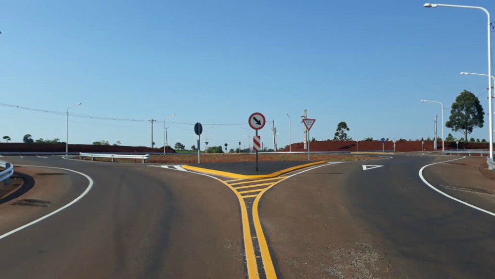 Habilitan rotonda sobre la ruta provincial 4