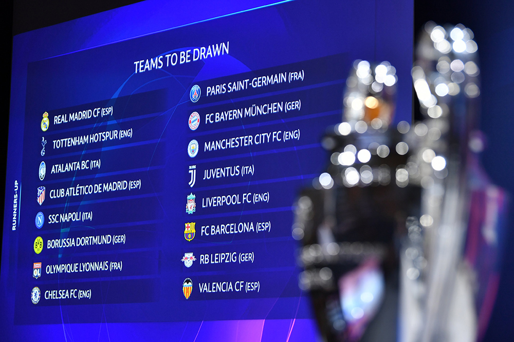 Se sortearon los octavos de final de la Champions