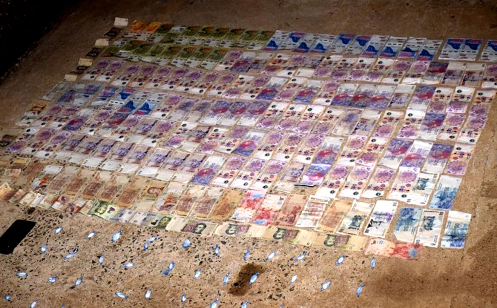 Desmantelan “kiosco” narco en el barrio A-3-2