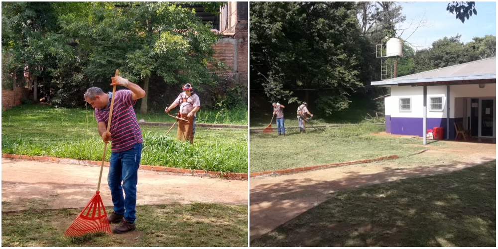 Funcionarios eldoradenses al frente de la limpieza de sus sectores