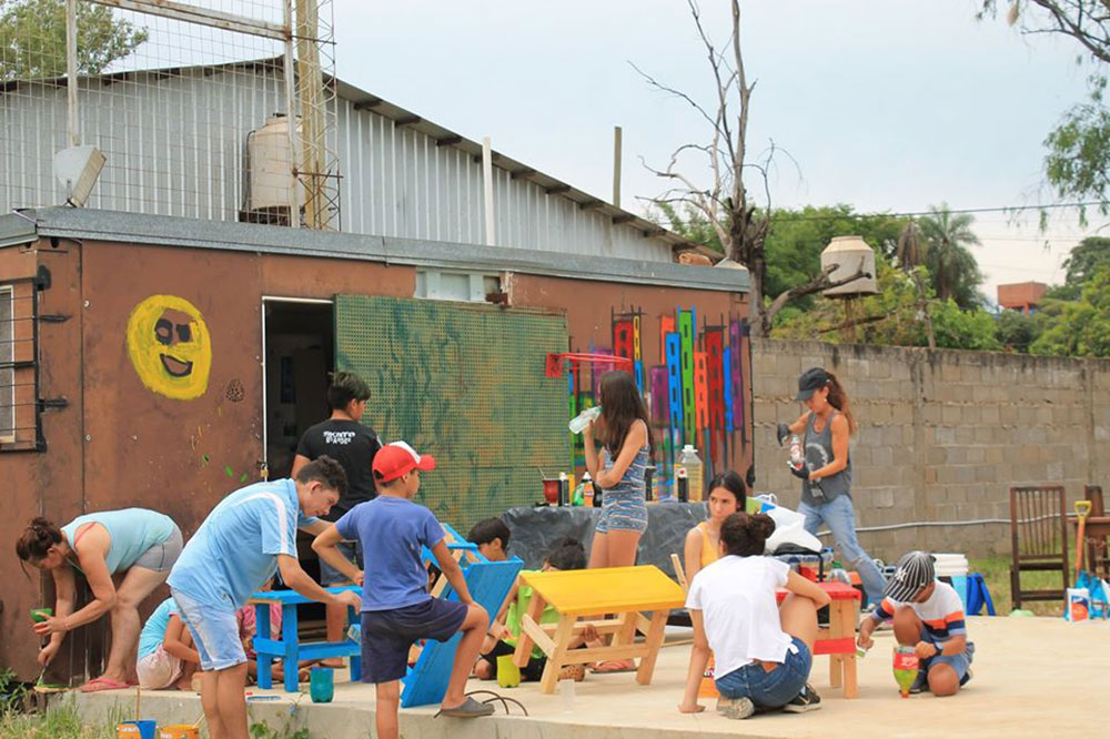 La primera guardería de árboles está en Villa Lanús