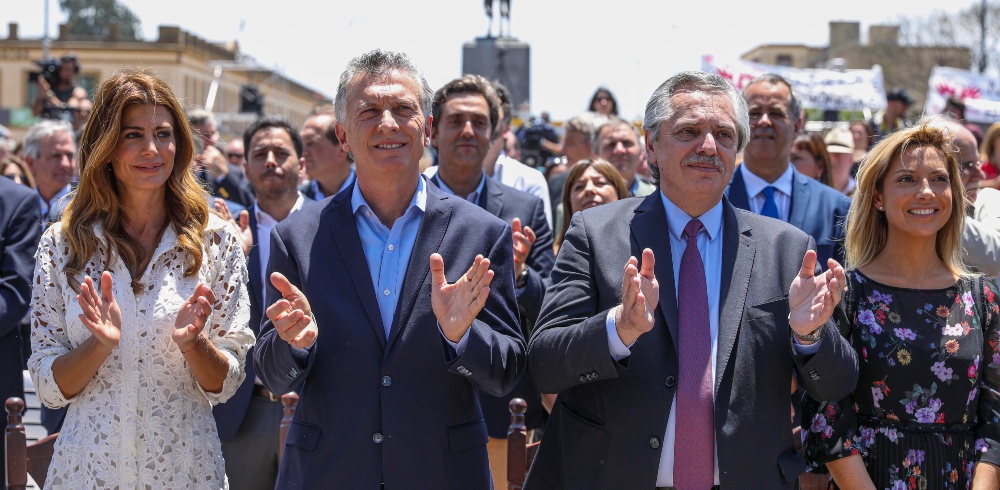 zzzznacp2NOTICIAS ARGENTINAS BAIRES, DICIEMBRE 7 El presidente electo Alberto Fernandez junto al presidente Mauricio Macri durante la misa en Luján. Foto NAzzzz