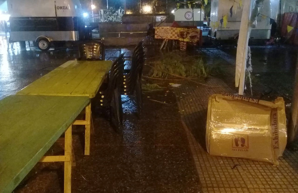 Investigan cómo tres personas resultaron heridas durante el temporal