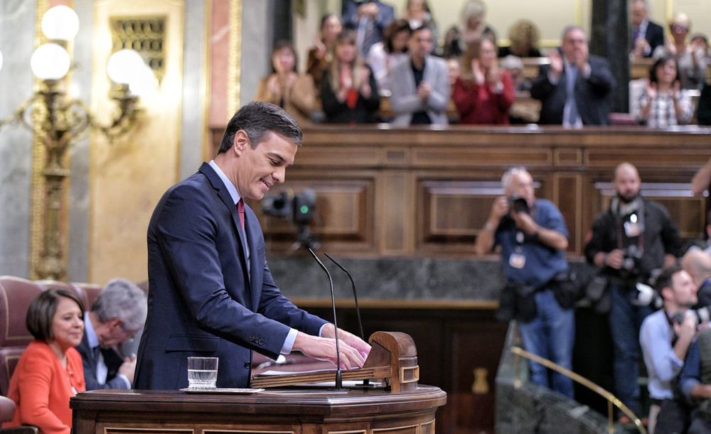 Pedro Sánchez fue investido presidente del Gobierno español