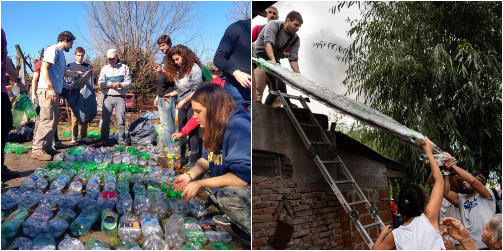 Construyen calefones solares para familias de barrios vulnerables