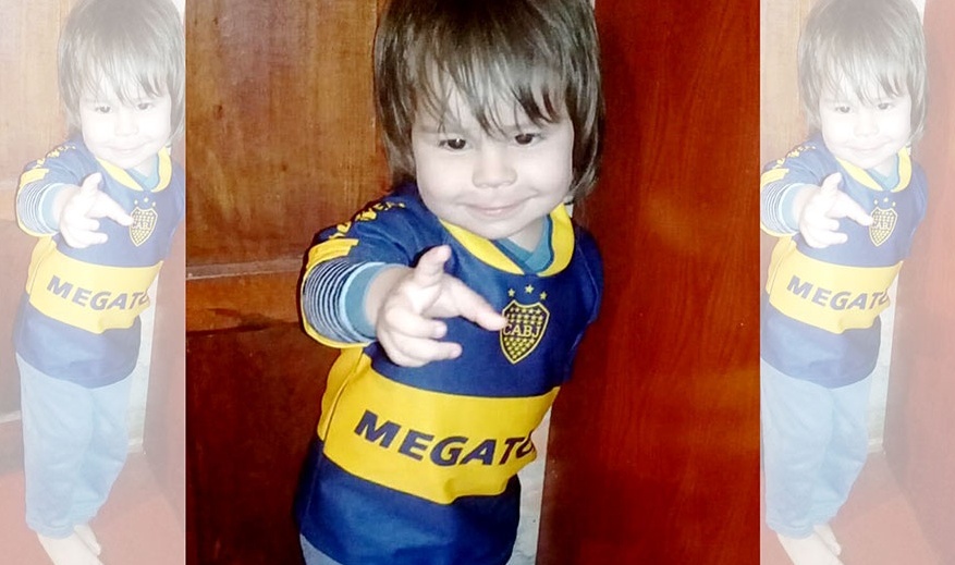 Felipe tiene dos años y lucha por su vida