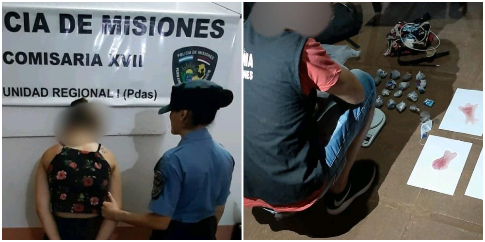 Detuvieron a una joven con dosis de marihuana