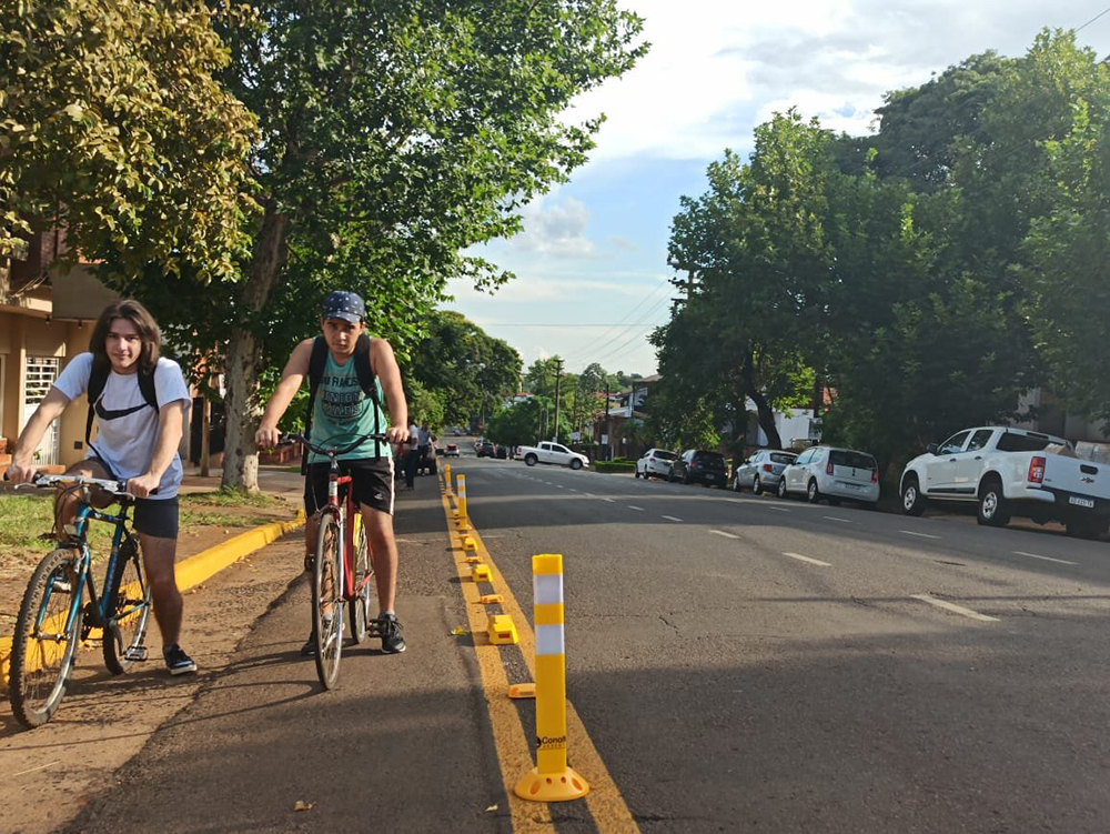 Ciclovías en avenidas de egreso e ingreso