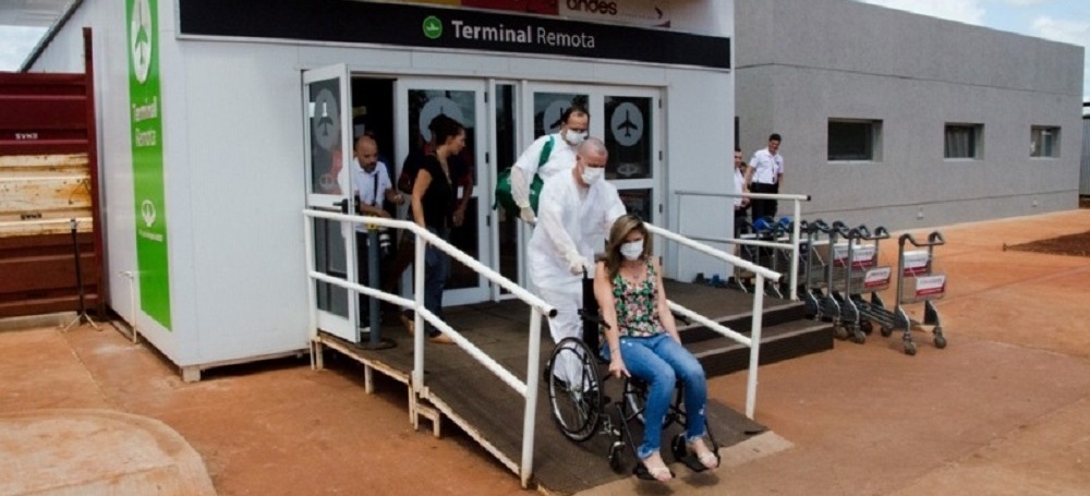 Exitoso simulacro por coronavirus en el aeropuerto de Iguazú