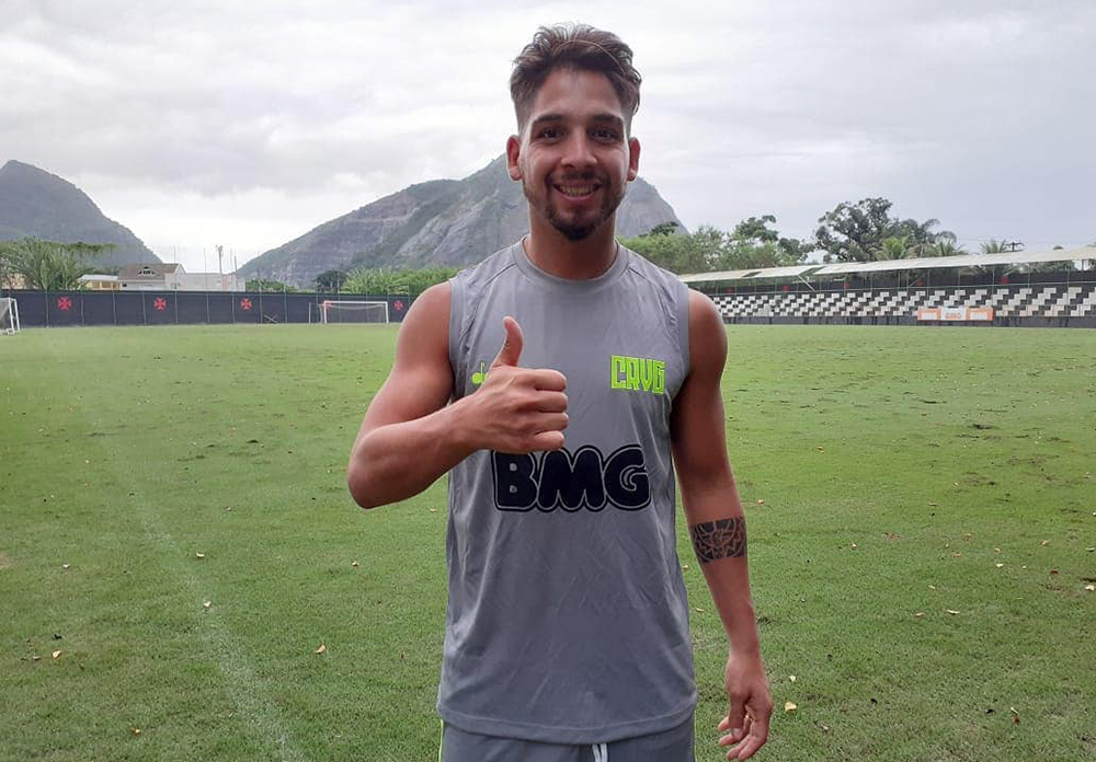 Martín Benítez - El ex jugador de Independiente fue presentado en Vasco da Gama