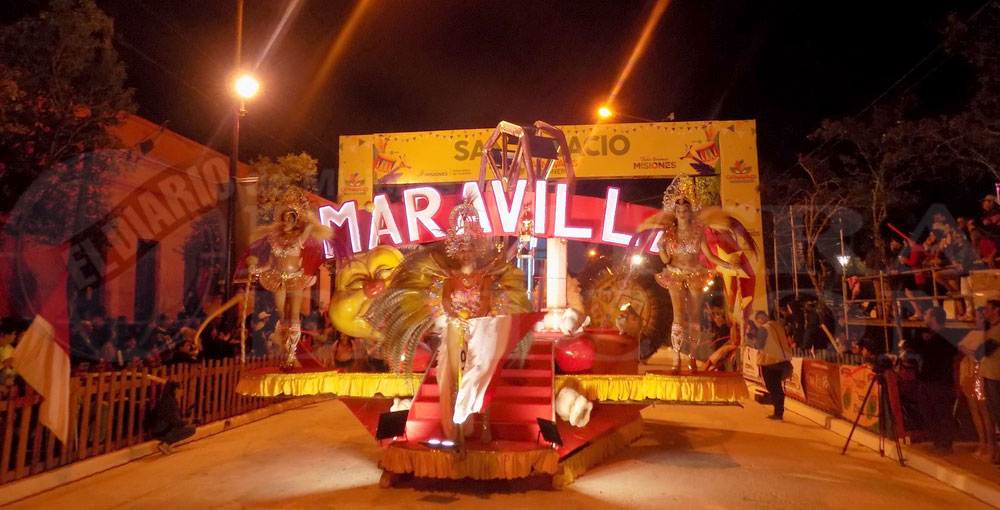 Maravilla es la tricampeona de los Carnavales Misioneros