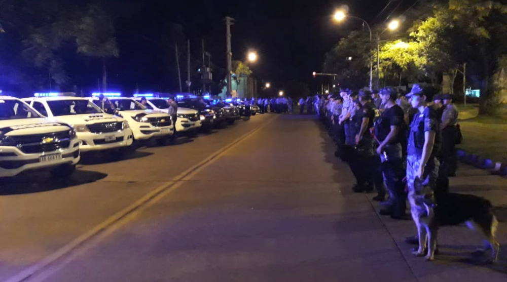 Detenciones y vehículos secuestrados en un operativo integral de la policía