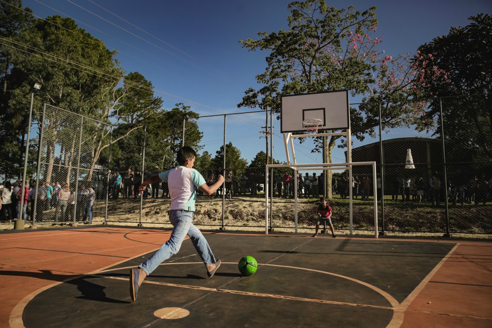 Los chicos de Campo Grande ya pueden disfrutar de un nuevo playón deportivo