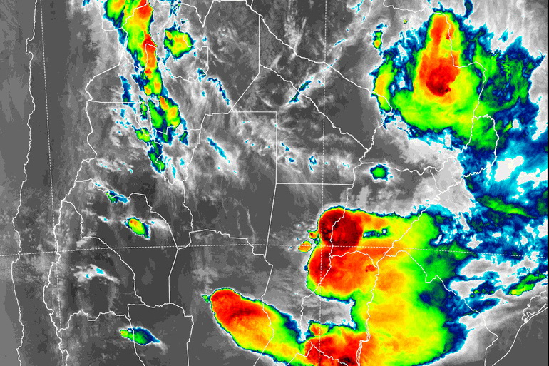 Alerta por tormentas en Misiones sigue hasta la madrugada del lunes 17