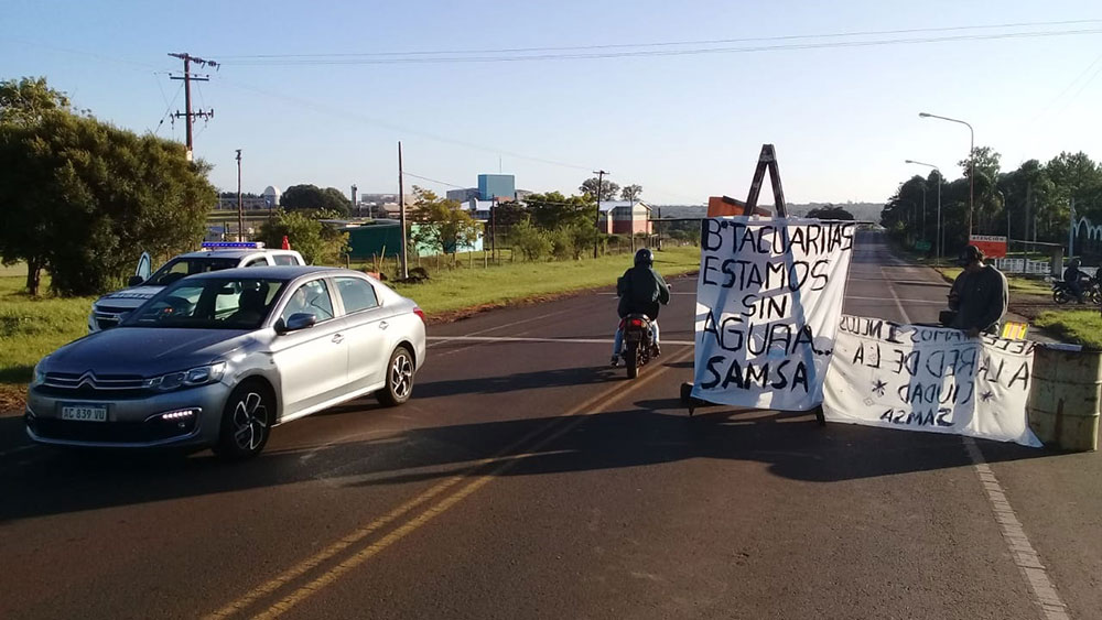 Atención: cortan media calzada de la ruta 12 frente al CePARD