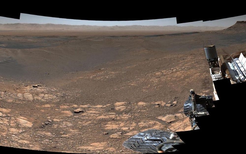 El Curiosity muestra una panorámica de Marte con 1.800 millones de píxeles