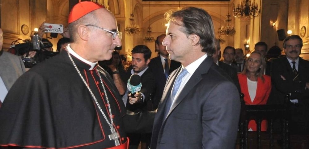 Lacalle Pou asistió a celebración multi religiosa y se abrió una polémica