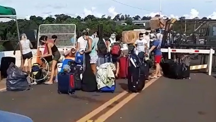 Finalmente, argentinos que estaban varados en Foz, ingresaron a la Argentina